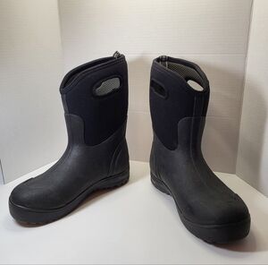 BOGS Bozeman Ultra Mid Men’s Waterproof Winter Snow Boots Black Size 9
